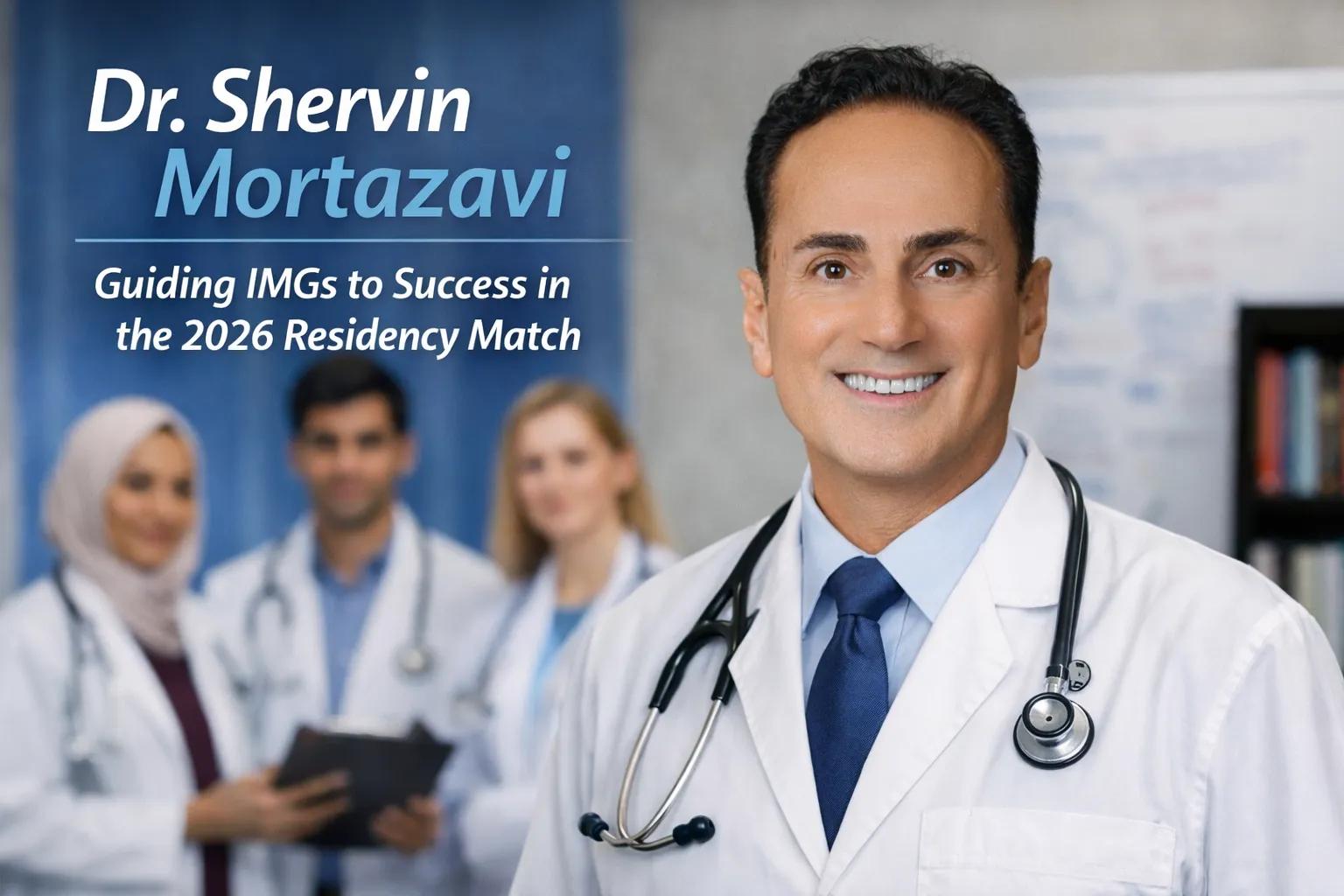 Dr. Shervin Mortazavi: Champion of International Medical Graduates and Advocate for Global Talent in U.S. Medicine